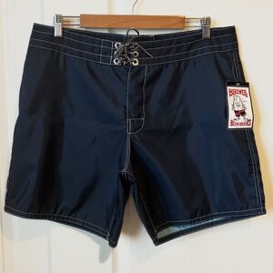 Birdwell Beach Britches 310 Men's Birdies Boardshorts in Navy Size 36 NWT